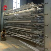Type complet cages de H de batterie automatiques de poulet de couche 500 oiseaux Adela