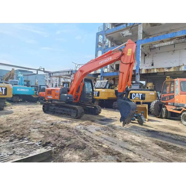 12t ZX120 Hydraulic Crawler Second Hand Hitachi Excavator Working Weight 12200kg
