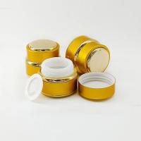 Double Wall Metal Aluminum 80g Cosmetic Cream Jar Packaging Non Spill