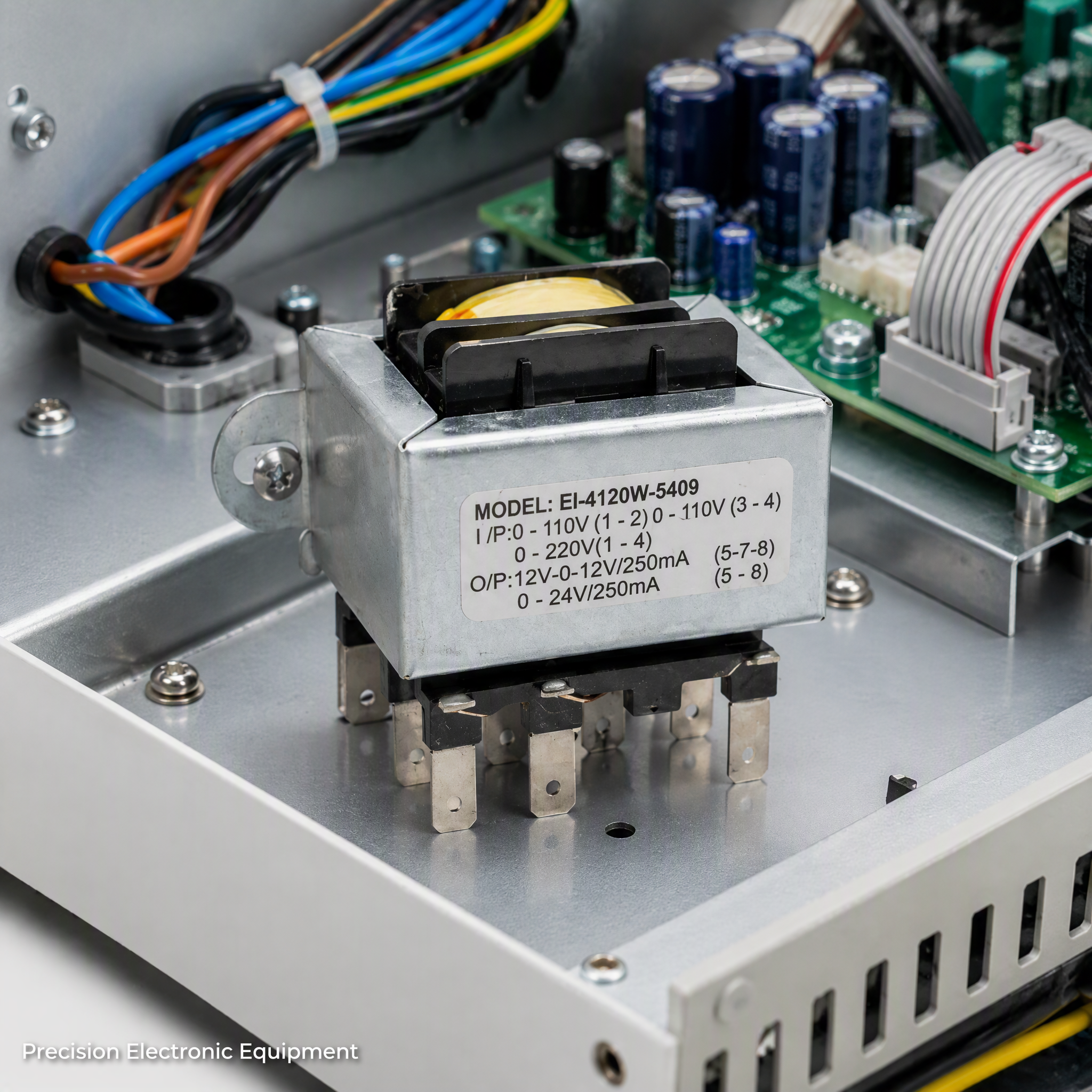 EI-4120W-5409 Audio Transformer 220V to 12V/24V Step Down Low Frequency Transformer with PCB Mount and Custom Turns Ratio