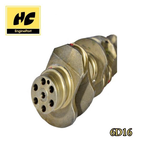 Professional Diesel Engine Crankshaft 6D16T Forged Steel Material OE Standard