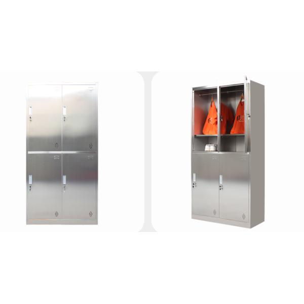 304 Stainless Steel Locker 6 Door Storage Cabinet Height 185cm