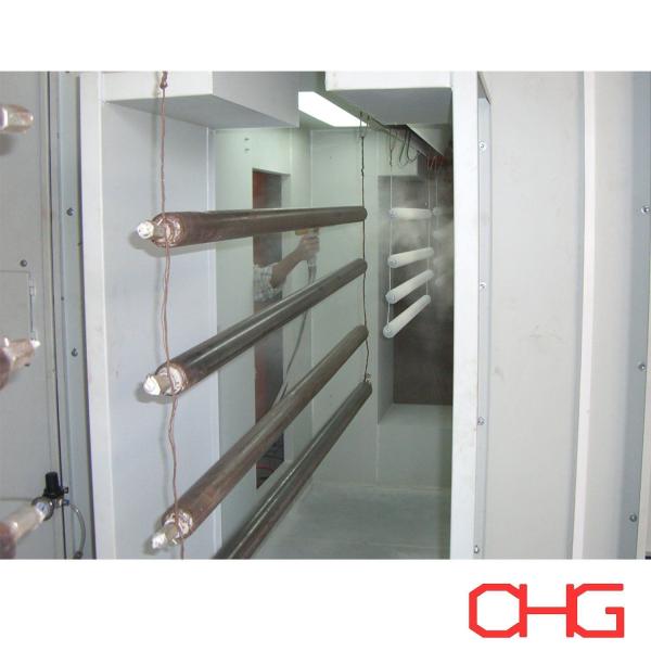 Customized Manual Electrostatic Powder Coating Spray Booth for Metal Surface Treatment