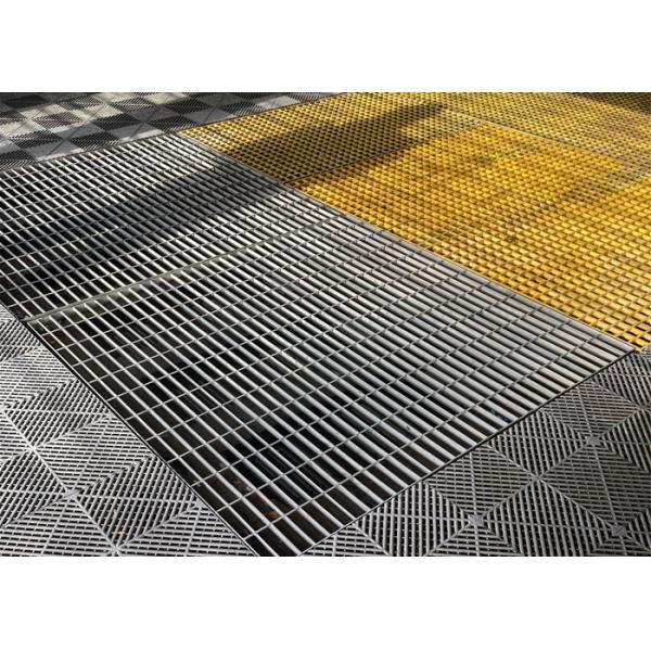 Light Structure Skid Proof Welded Steel Grating 12m Length For Driveways