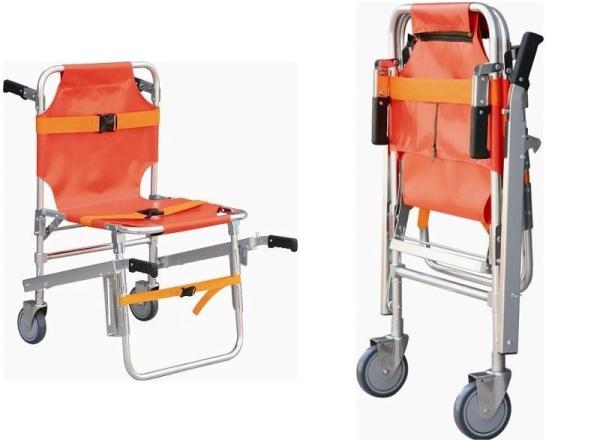 Removable Surface Aluminum Alloy Stair Stretcher Emergency Chair Rescue Stretcher ALS-SA130