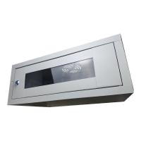 2U Server Rack Enclosure, Cabinet de red montado en la pared con puerta de vidrio y cerraduras