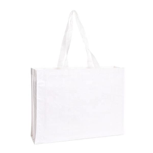 Reusable PP Woven Shopping Bag for Business Shopping Custom Printing and Eco-Friendly