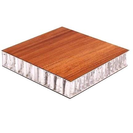 Wooden Color Aluminum Honeycomb Panel For Noise Reduction