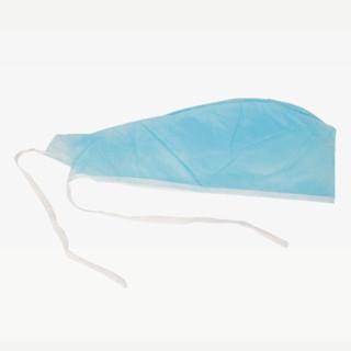 Green, Blue Soft Back Ties Non - Woven Fabrics / PP Surgical Doctor Cap For Hospitals WL6004