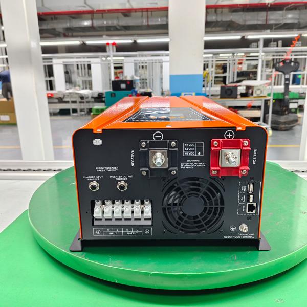 New RS Series Toroidal Inverter 12V 24V 48V 6000W Pure Sine Wave Inverter Charger