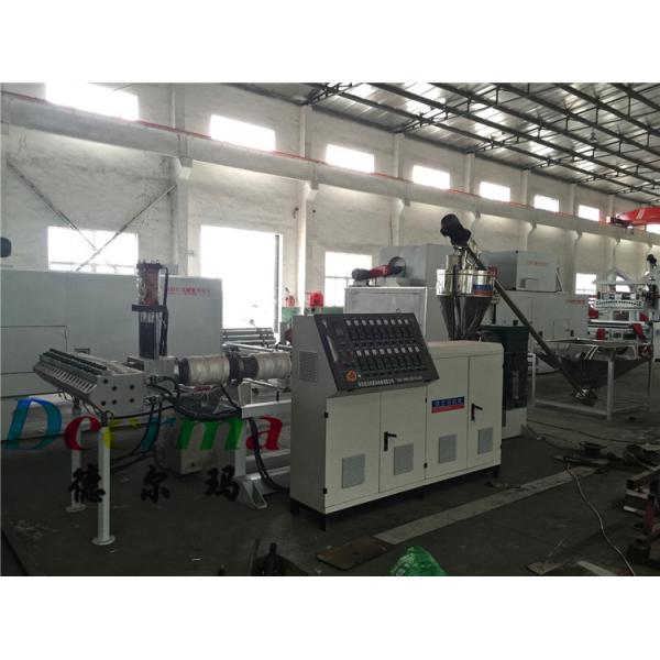 Automatic PVC Mat Making Machine 120kw Mat Making Equipment 30 1 Screw L/D Ratio