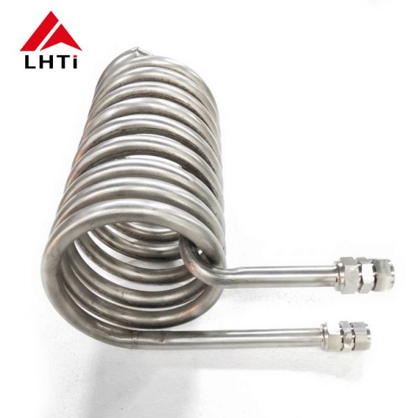 Heat Exchange Aquarium Titanium Evaporator Coils OD 6MM ASTM B337