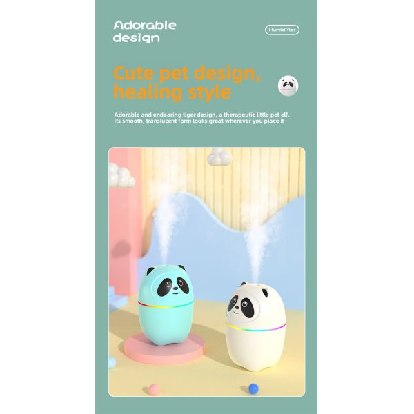 AromatherapyUSB Mini Ultrasonic Humidifier With 7 Color LED Lighting Low Noise