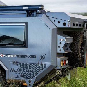 Семейный трейлер наземного каравана настройка небольшой внедорожный трейлер 5м * 2м * 2м