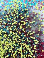 0.5*0.5mm Polyamide de nylon à perles en plastique cylindrique