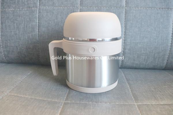Private label stainless steel insulated bento lunch box 1500ml khaki color tiffin lunch box with bowl lid