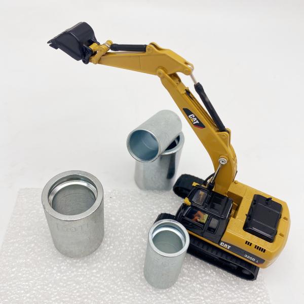 No Skiving Metric Hydraulic Hose Ferrule Stainless Steel