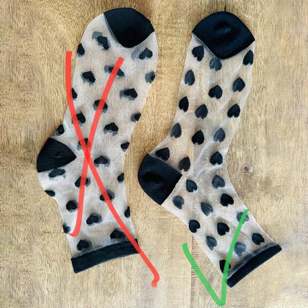 As picture Customized Women Black White Sexy Lace Sheer Mesh Socks Mid Calf Length for Summer