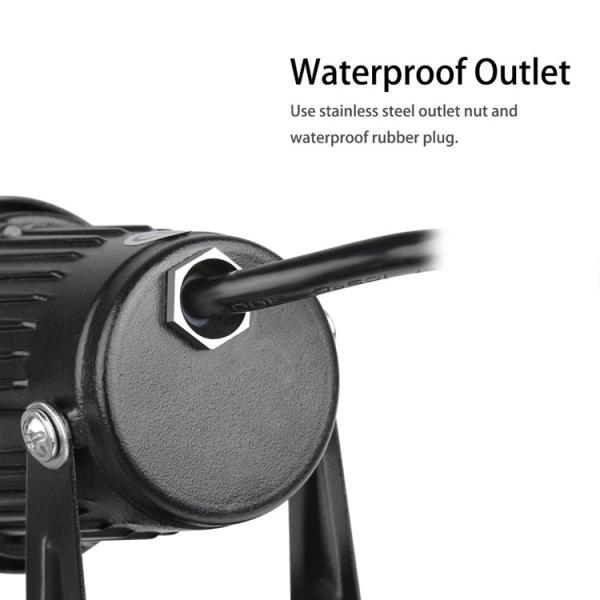 Регулируемая на открытом воздухе лужайка освещает 5в, земную продолжительность жизни светов 50000х шипа работая