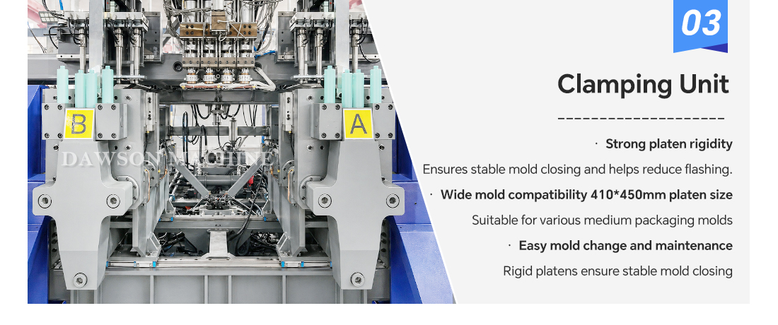 High Speed 4 Head Automatic Extrusion Blow Molding Machine for Plastic Bottle Making