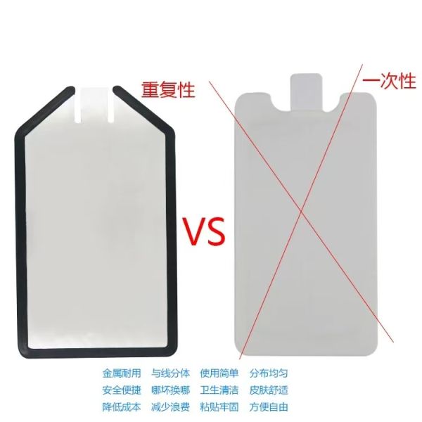 High Quality Reusable Stainless Steel Patient Plate Grounding Pad Medical Consumable