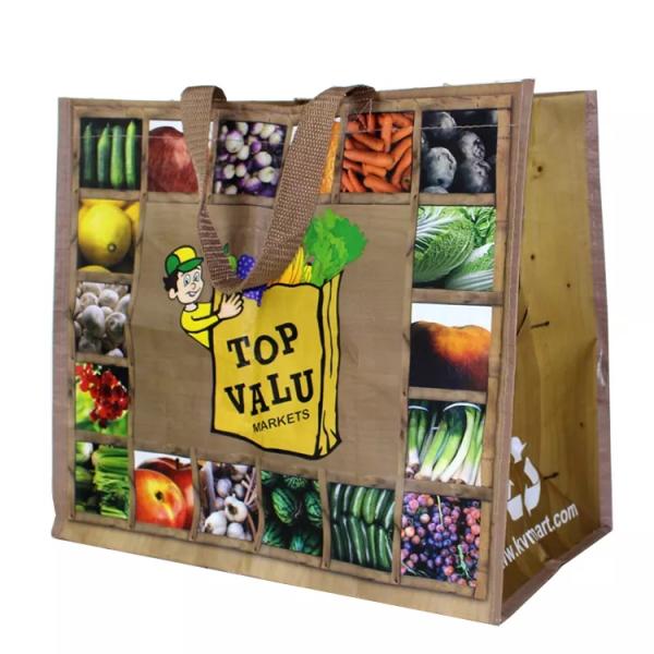 Oem Laminated Non Woven Polypropylene Tote Bags Full Printing