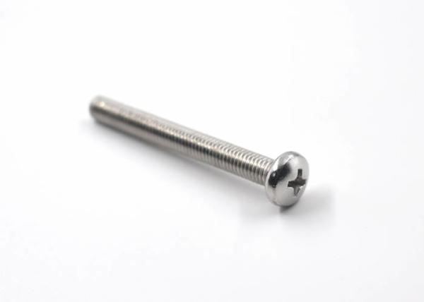 Small Stainless Steel Screw Bolts , DIN7985 Cross Recessed Pan Head Screw