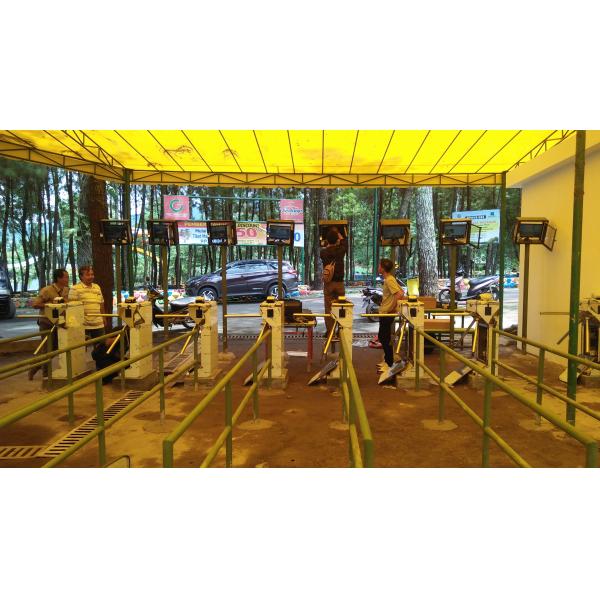 SUS201 Струнный материал полуавтоматическая треугольная дверь с поворотником для повышенных мер безопасности