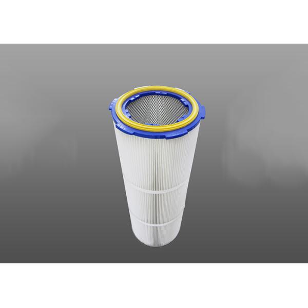 Screw Hoisting 660mm 6.8m2 Industrial Dust Collector Cartridge Filters