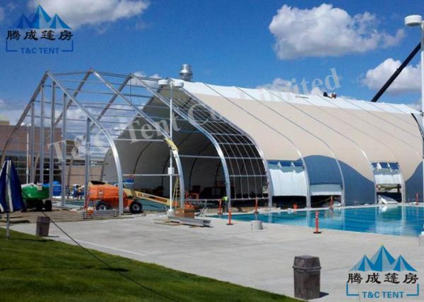 Outdoor Curved Tents For Sporting Events , UV Resistant Heavy Duty Party Tent