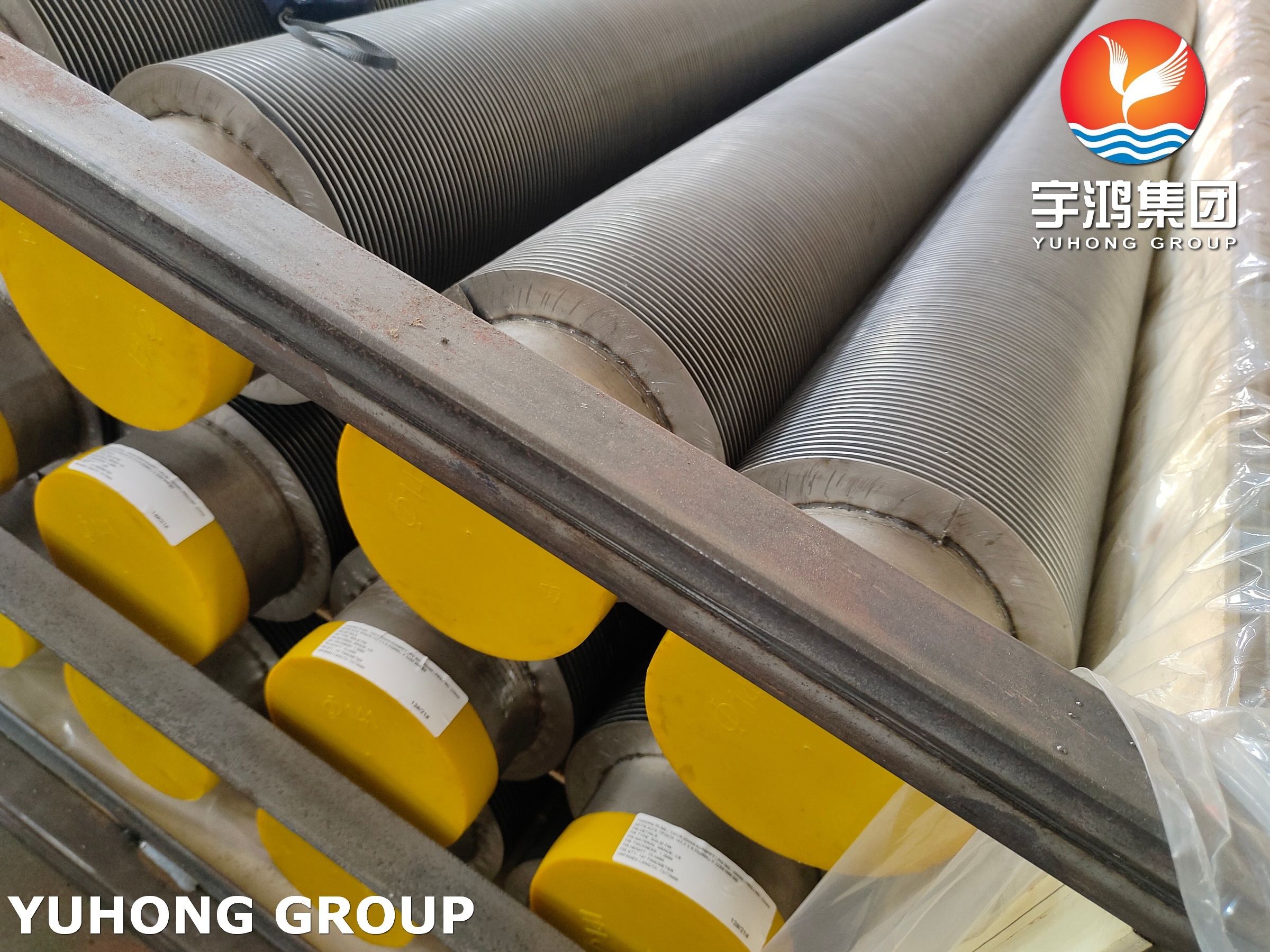 ASTM A376 TP347H Solid Fin Tubes for Economizers