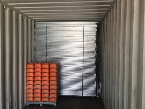Portable Barriers Fencing / Portable Event Fencing Anti Climb Mesh Infill