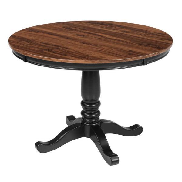 Four Persons Dia41.7inch  round Dining Room Table And Chair Set
