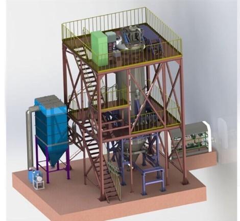 Aluminum Powder Plant Metallurgy Machinery 0-200 Micron Under 1000ppm Oxygen Content