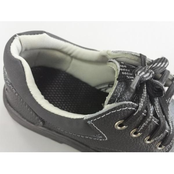 Ботинки чистой комнаты ESD ботинок безопасности людей PU Outsole кроют кожей верхний черный размер # 35 до 48