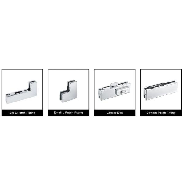 Угол l заплата панели нержавеющей стали 201 для Frameless стеклянной входной двери