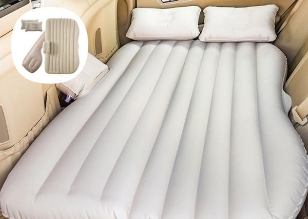 Blue Inflatable Air Bed Pregnancy Mattress , Inflatable Car Bed For Back Seat