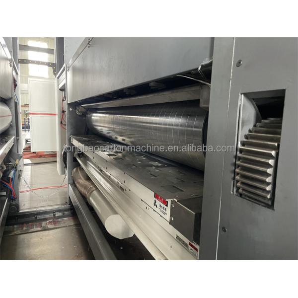 220V/380V/440V Картонный принтер с вращающейся резачкой и вибрационным стекером