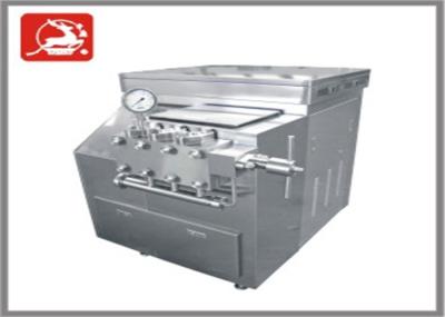 25 Mpa Professional High Pressure Homogenizer For Milk Pasteurizer And Homogenization