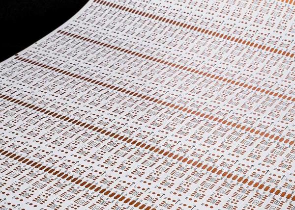 Double Sided 5050 LED Strip Flexible Circuit Board With 30 LED Light White Film FPCB