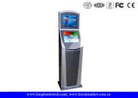 Silm deux affichages parquettent le kiosque debout d'écran tactile pour le mail de service/publicité d'individu