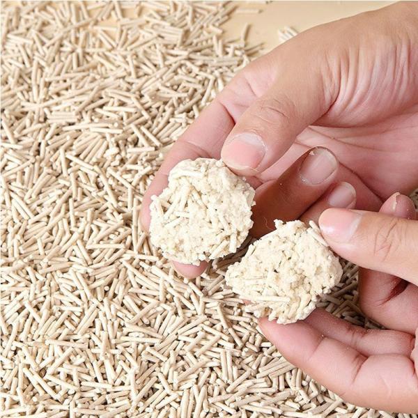 Pet Products Natural Cat Litter Sand 6L Good Water Absorption Dust Free Tofu With Fragrance