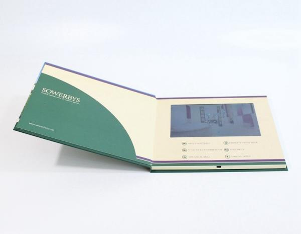 7 inch 8 GB Video Booklet For Gift / Fair Display , ON / OFF Button Switch