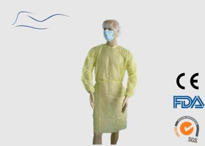 Safety Examination Disposable Isolation Gowns Polypropylene Material Large Size