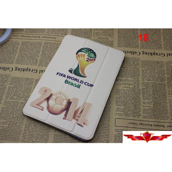 2014 Brazil World Cup Ipad Air Cartoon Cover Cases Multi Type Quality A++ Gift Box Include