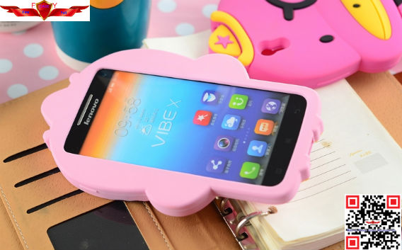 New Arrival ECO-Friendly Cartoon Silicone Cover Case For Lenovo S960