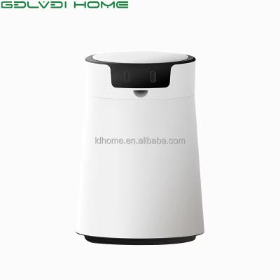 ABS White Smart Trash Can 13.5L Intelligent Induction Self Sealing Waste Bins Infrared Sensor Garbage Bin for Kitchen