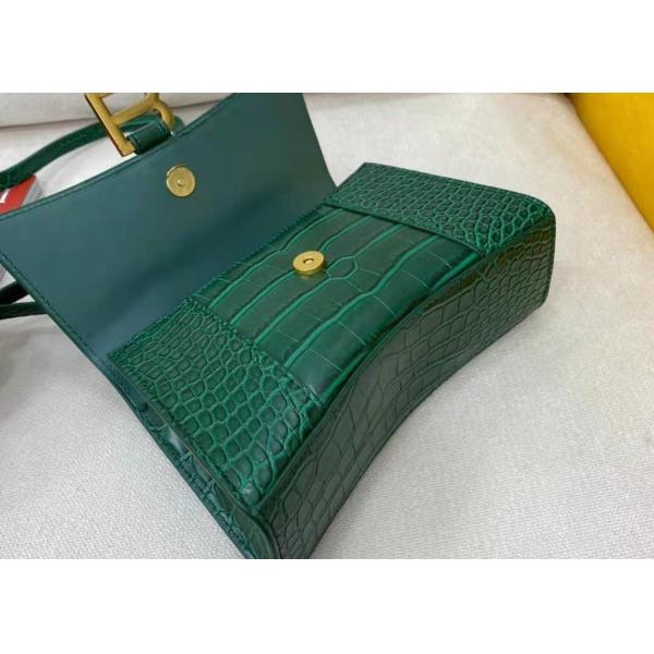 Alligator Print Crocodile Skin Bag , 23cm Luxury Tote Handbag