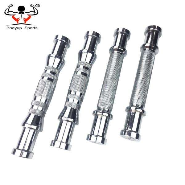 Steel Pro Style Dumbbells , Standard Dumbbell Bar With Chromed Handles