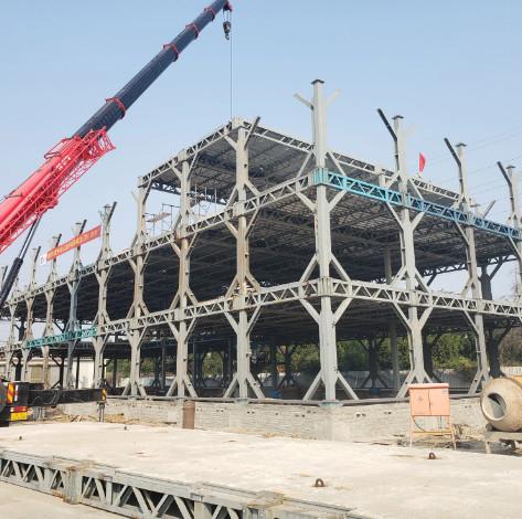 Bridges Stadiums Lightweight Metal Frame Structure Workshop Steel